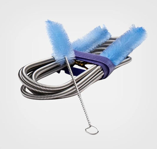 Cleaning Brush Set - Flexible Long and Short Brushes for Cleaning, Soft Bristles, for Tubes and Hard-to-Reach Places