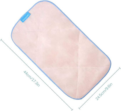 KEEPOW Microfiber Mop Refills Compatible with MR.SIGA Professional Microfiber Mop, 5 Pack Reusable Flat Mop Refills for Hardwood, Laminate, Tile Floor Cleaning, Size: 44cm X 24cm