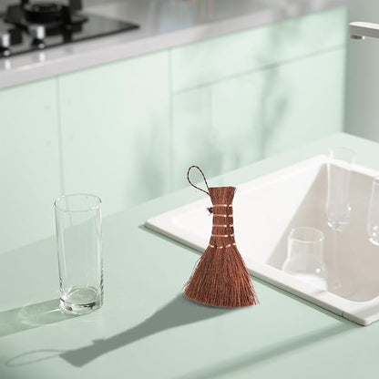 VICASKY Natural Fiber Pot Washing Brush with Hanging Lightweight Compact Household Scrub Tool for Dish Stain and Dirt Cleaning High-Grade Bristles Comfortable Grip