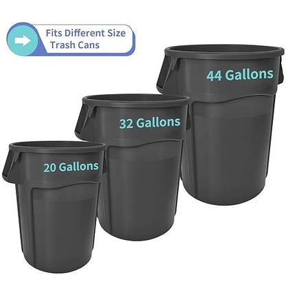 MOLIGOU Trash Can Caddy Bag, 12 Pockets Garbage Can Caddy Organizer Bag for Cleaning Tools and Supplies, Fits 20-44 Gallon Can (Black)