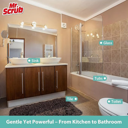 Sponges Kitchen Scrub Dish Sponge Scouring Pad, 96 Pads Cleaning Brush Dishwasher Soap Supplies, Dishwashing Dinnerware Towels Sink Pan Pot Cloth Rags Holder Bathroom Bathtub