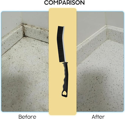 9 Pack Crevice Cleaning Brush Set, Hard Bristle Detail Brush Set for Deep Cleaning Kitchen, Bathroom, Grout, Sink, Bottle, Blender, Corners, Tight Spaces