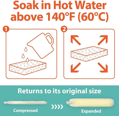 Sponges Kitchen Scrub Dish Sponge Scouring Pad, 96 Pads Cleaning Brush Dishwasher Soap Supplies, Dishwashing Dinnerware Towels Sink Pan Pot Cloth Rags Holder Bathroom Bathtub