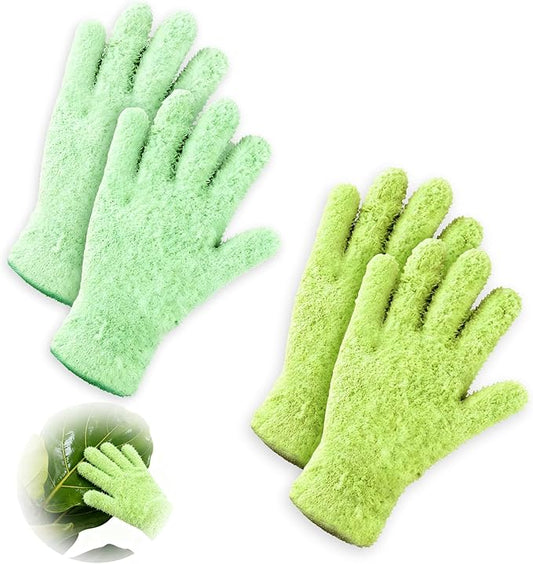 Microfiber Gloves,Microfiber Dusting Gloves for Plants and House Cleaning, Reusable Cleaning Gloves