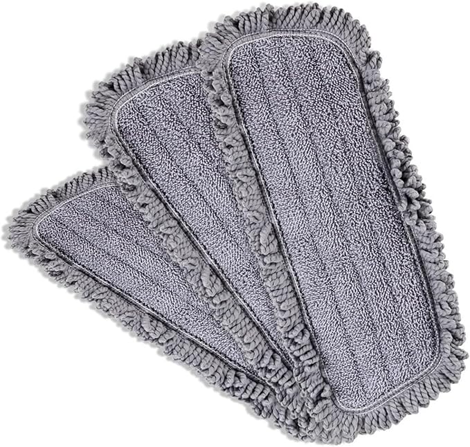 Microfiber Spray Mop 6pcs Replacement Pads，Compatible for Floor Cleaning Mops Heads Washable Reusable Flat Refills
