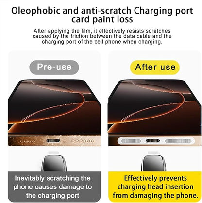 Mobile Fhone Speaker Metal Dust Mesh for iPhone 17, TypeC Charging Port Dust Plug, USB C Cleaning Brush Cleaning Tool Set for iPhone 1615 Series