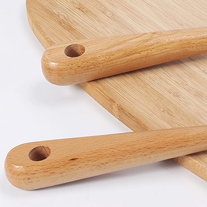 Nylon Dish Brush Set, 2Pcs Wooden Handle Scrub Brushes for Pots and Pans Cleaning