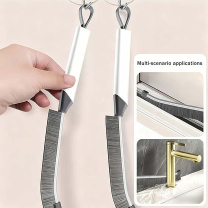 Crevice Cleaning Brush Set - 9 Pcs, Multi-Purpose Hard Bristle Brushes for Deep Cleaning Kitchen, Bathroom, Grout, Sink, Cup, Teapot, Bottle, Blender, Corners, Tight Spaces & More