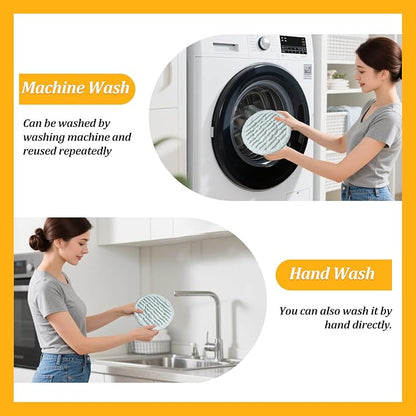 S7000 Replacement Steam Mop Pads for Shark S7001 S8201 S7000AMZ S8001 S7000 S7001TGT S7005 S7020 steam and Scrub mop Frosted Pad with Serrated Locator Ring（6Pack） (Blue)