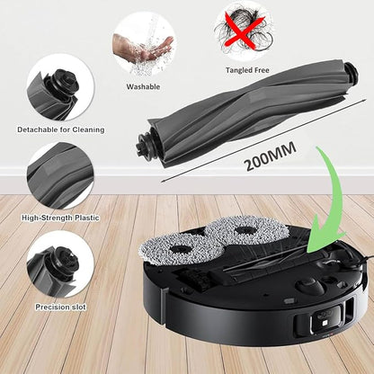 Accessories for Dreame L10s Pro Ultra, L10 Prime L10s Pro Gen 2 L10s Plus Wiping Pads X6 ; Filters X4 ; Main Brushes X2 ;Side Brushes X4 Spare Parts