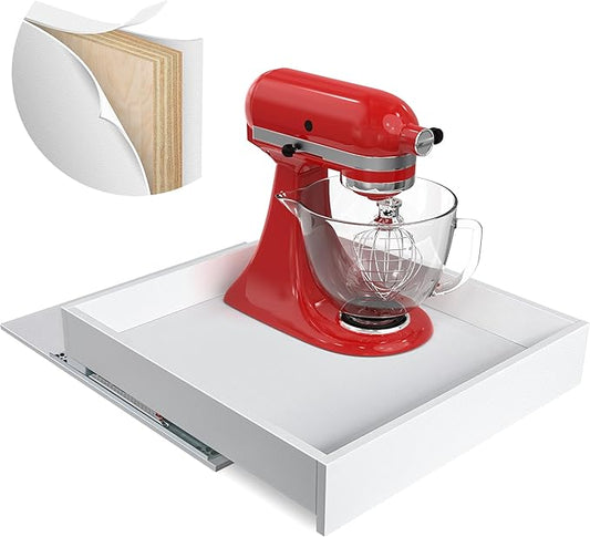 MyLifeUNIT Wooden Pull Out Drawers for Cabinets, 20"W Fully Assembled Pull-Out Cabinet Organizer Shelves, Soft Close Slide Out Drawer for Kitchen Cabinet