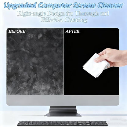 Ordilend Screen Cleaner Refill Kit for Keyboard Cleaning Kit Laptop Cleaner, 10-in-1 Computer Screen Cleaning Brush Tool, Streak-Free Spray for Computer, Phone, Pad, Includes Microfiber Cloth, 60ML