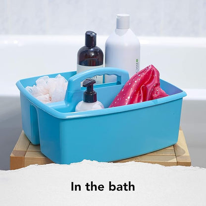 Storex Industries 13" x 11" x 6.375" Large Caddy, Teal