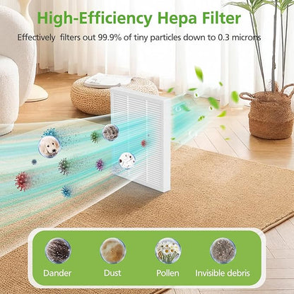 25 Pcs Replacement Parts for iRobot Roomba 104/105 Vac/ 105 Combo/ Q052 Robot Vacuum, Q0520 105 Accessories Include 2 Main Brushes, 6 Filters, 6 Dust Bags, 6 Side Brushes, 4 Mop Pads, 1 Clean Brush