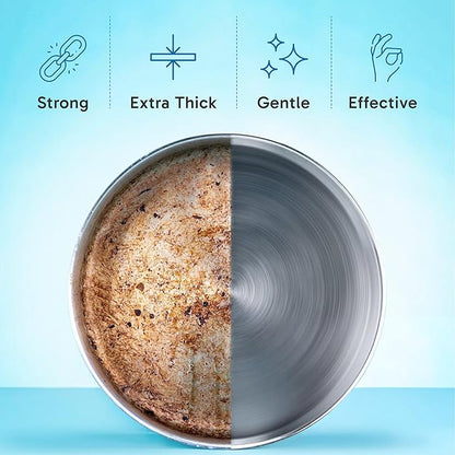 (25 Pack) Extra Durable Eraser Sponge - Extra Thick, Long Lasting, Premium Melamine Sponges in Bulk - Multi-Purpose Power Scrubber - Bathroom, Kitchen, Floor, Bathtub, Toilet, Baseboard, Wall Cleaner