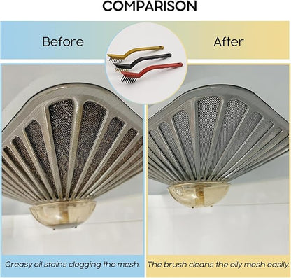 9 Pack Crevice Cleaning Brush Set, Hard Bristle Detail Brush Set for Deep Cleaning Kitchen, Bathroom, Grout, Sink, Bottle, Blender, Corners, Tight Spaces