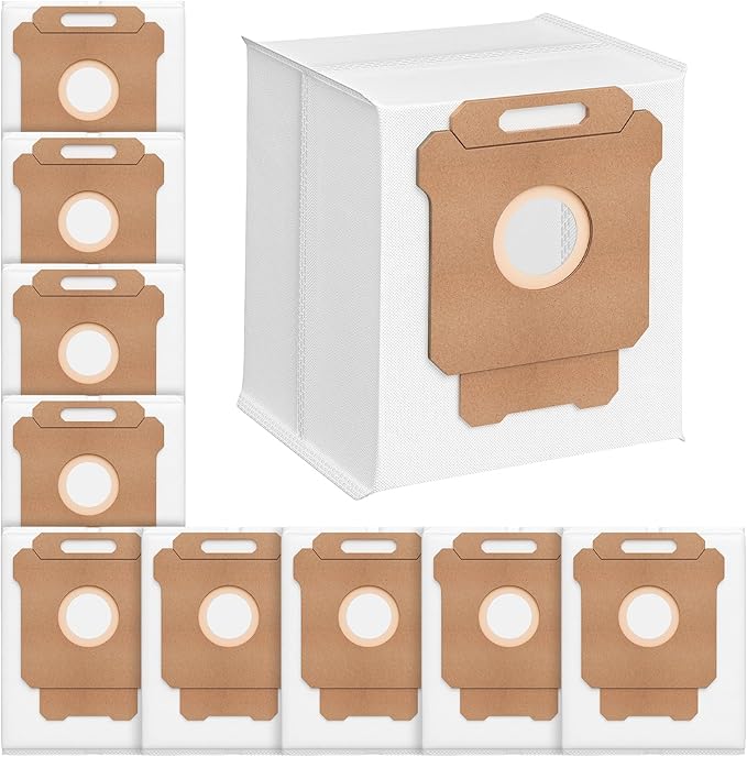105 Dust Bags for iRobot Roomba Essential 104 Vac/104 Combo/105 Vac/105 Combo/Plus 404/405/505 Combo/504 Vac/Max 705 Vac&Combo/Q0520 Robot Vacuum Cleaner, 2.8 L Disposal Vacuum Bags for Roomba