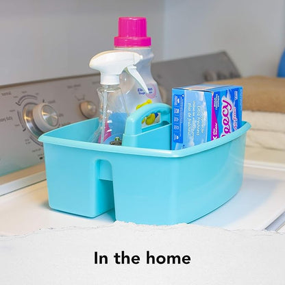 Storex Industries 13" x 11" x 6.375" Large Caddy, Teal